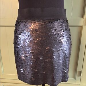BCBGMAXAZRIA Paillette Sequin Mini Skirt size M